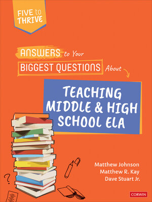 cover image of Answers to Your Biggest Questions About Teaching Middle and High School ELA